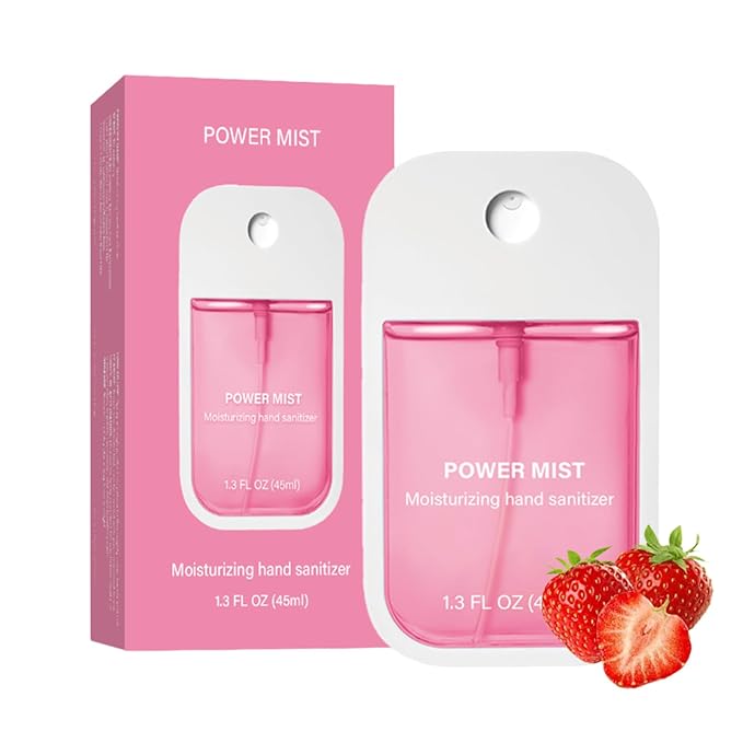Power Mist Hydrating Hand Sanitizer Spray, Portable Travel-Size Hand Sanitizer by Unknown