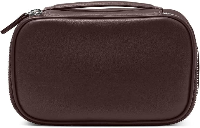 Leatherology Brown Small Travel Organizer by Leatherology