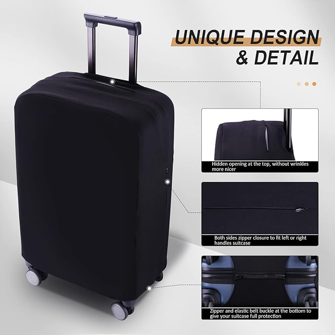 Travel Luggage Cover Suitcase Protector Scratch-Resistant Fit 19-31 Inch - Image 3