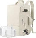 Hanples Large Travel Backpack for Women, 40L Carry on Luggage Backpack by Hanples