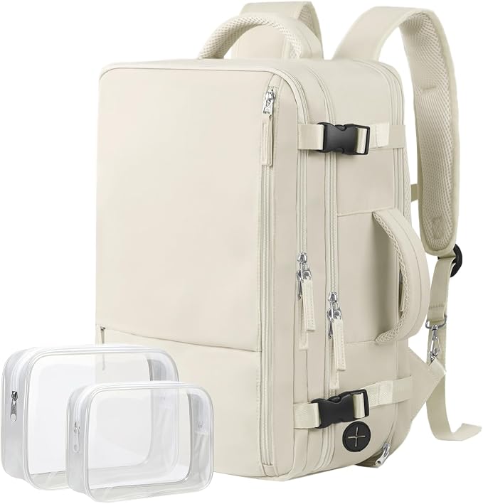 Hanples Large Travel Backpack for Women, 40L Carry on Luggage Backpack by Hanples