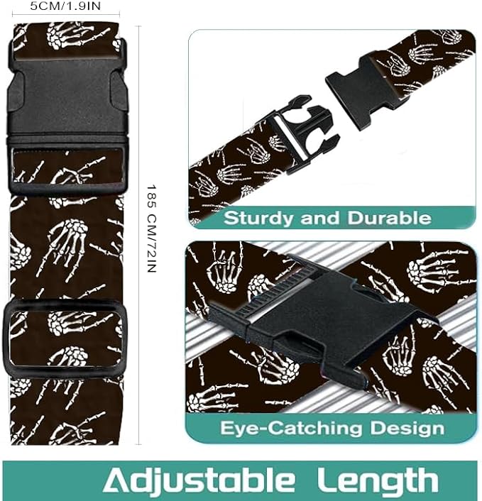 Luggage Straps for Suitcases Travel Belt Accessories, Cute Suitcase Strap - Image 5