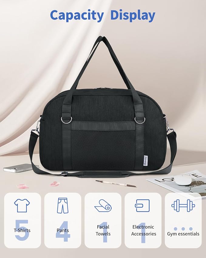 Narwey For Spirit Airlines Personal Item Bag 18x14x8, Small Duffle Bag for - Image 6
