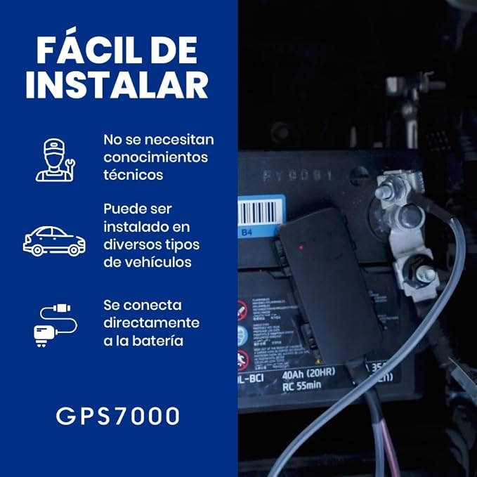 GPS7000-4G Hidden GPS Tracker for Vehicles | 6 Months of Service Included | - Image 2
