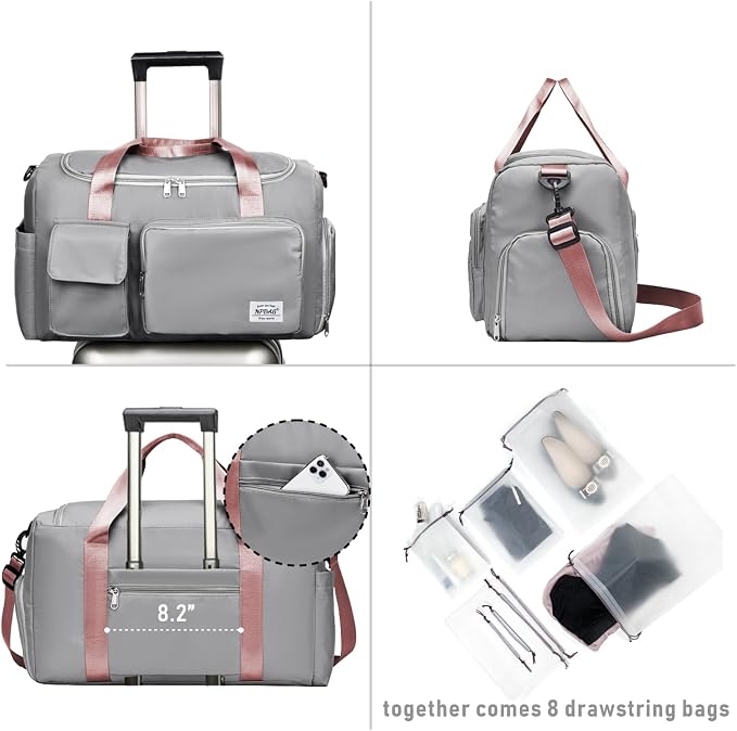NPBAG Women Travel Duffel, Gym Workout Overnight Bag, Mommy Hospital Bag - Image 2