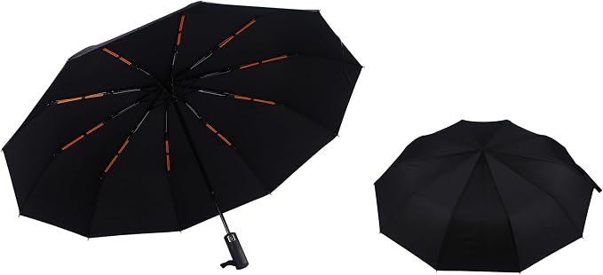 46 Inch Compact Umbrellas for Rain - Image 2