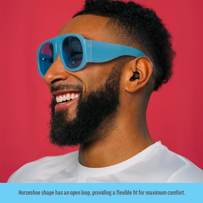 Hush Hoops Ear Plugs, Reusable Soft Silicone Plugs - Image 3