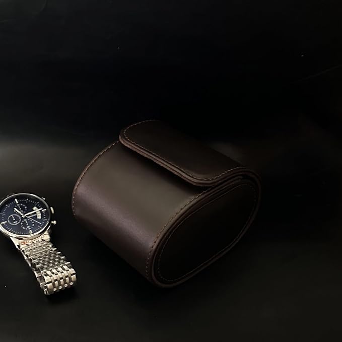Longjet Watch Roll Travel Case for Men Portable Watches Organizer Box - Image 7