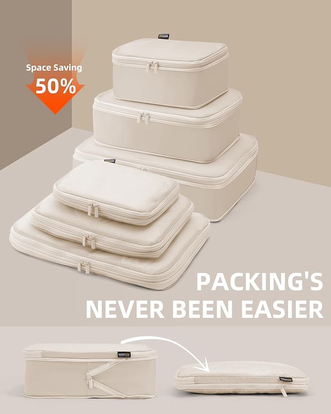 6 Set Compression Packing Cubes - Image 2