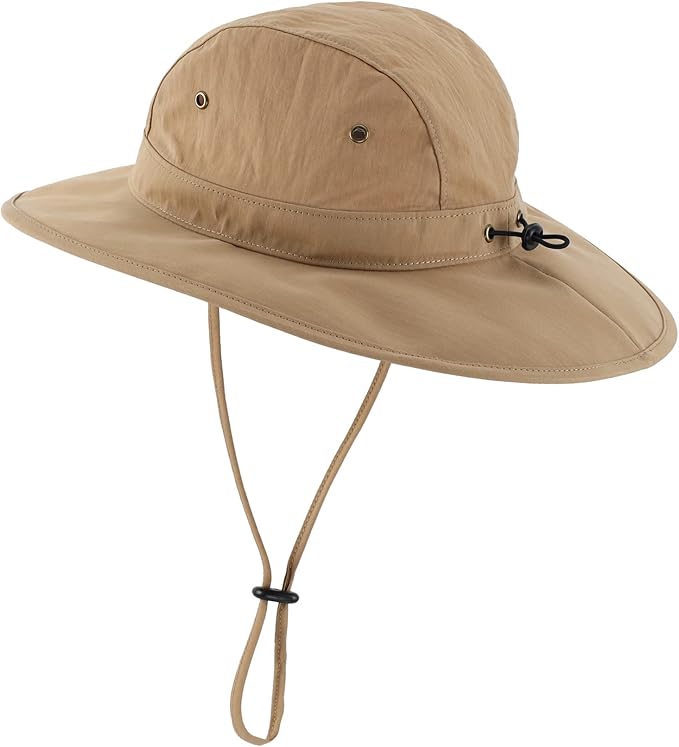Home Prefer Summer UPF 50+ Men's Bucket Sun Hat Wide Brim Fishing Hat Safari Hat - Image 2