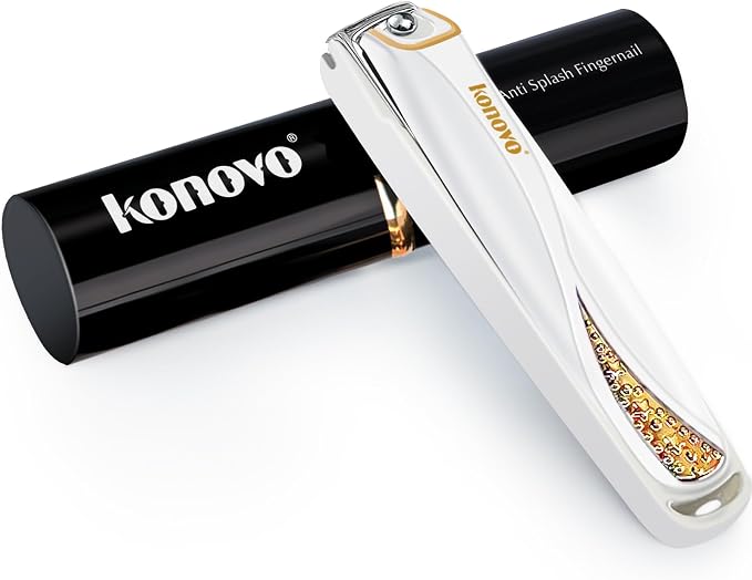 Konovo Nail Clippers for Women Travel by KONOVO