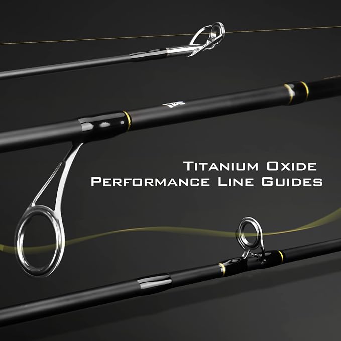KastKing Valiant Eagle Passage Travel Fishing Rods, 4 & 6 Pc Pack Rods - Image 3