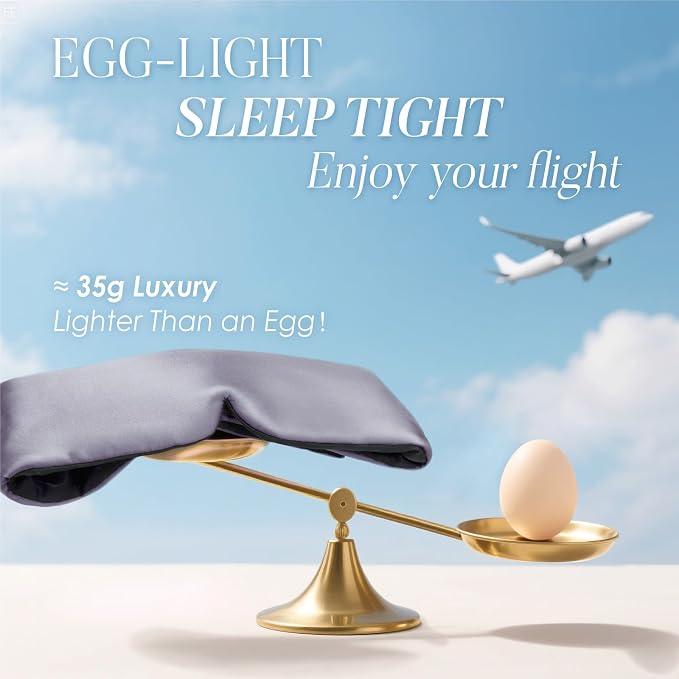 LULUSILK Reversible Mulberry Silk Sleep Mask - Image 7