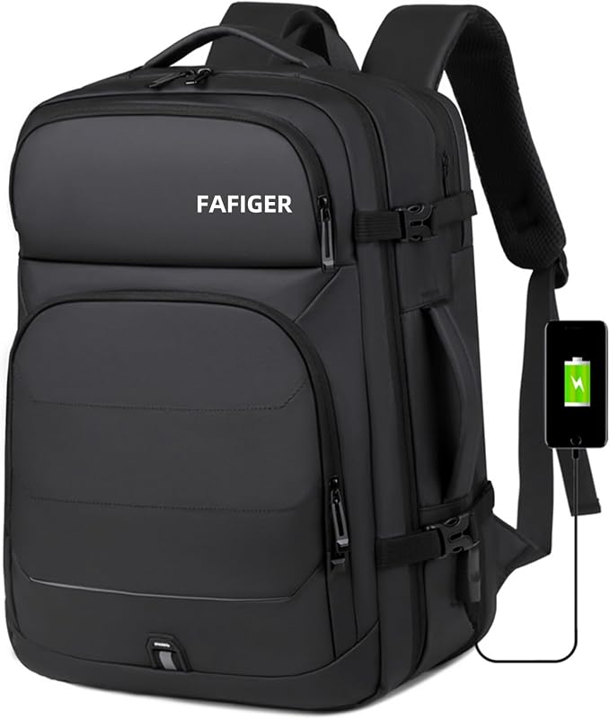 Travel Backpack for Men & Women - 40L Expandable Carry-On Backpack by Unknown