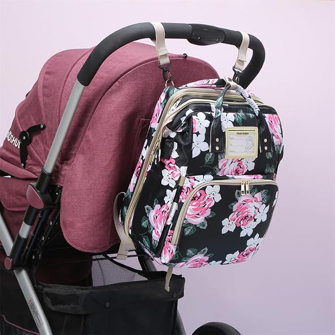 Diaper Bag Backpack Waterproof Baby Bag Large Capacity Multifunction Nappy Bags - Image 6