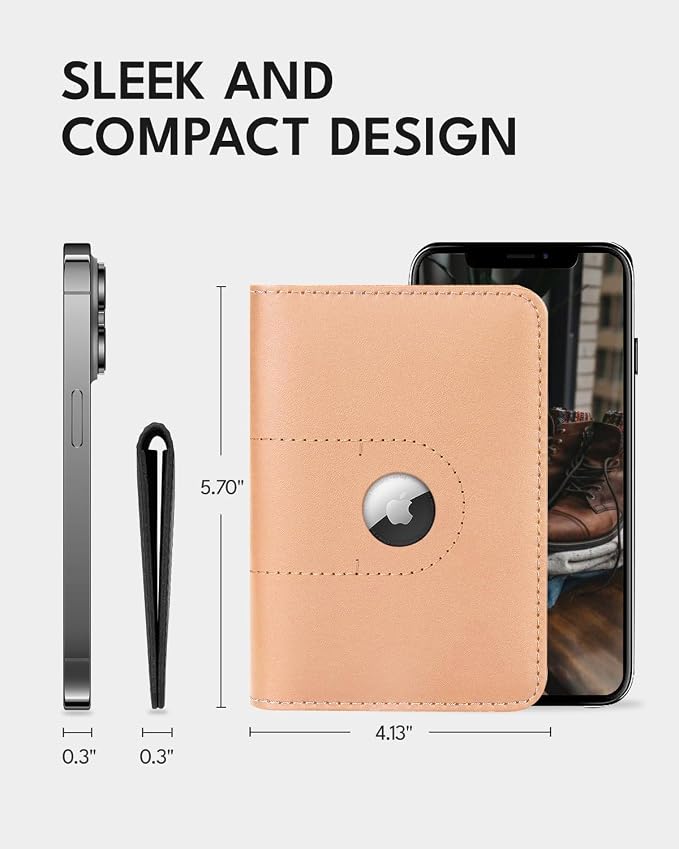 ALLIVE Passport Holder for Travel, Genuine Leather Passport Holder - Image 5
