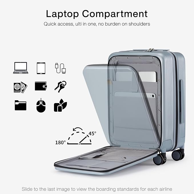 Hanke Grace Carry On Luggage - Image 10