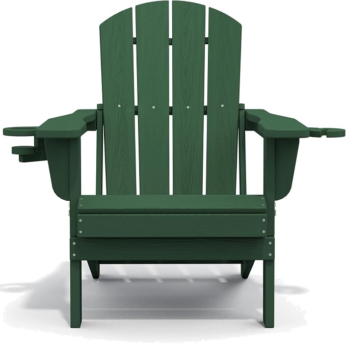 SERWALL Adirondack Chair with Cup Holders - Image 11