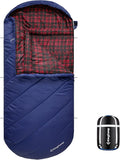 KingCamp Sleeping Bag for Adults, Cold Weather & Warm Extra Wide Big & Tall XL by KingCamp