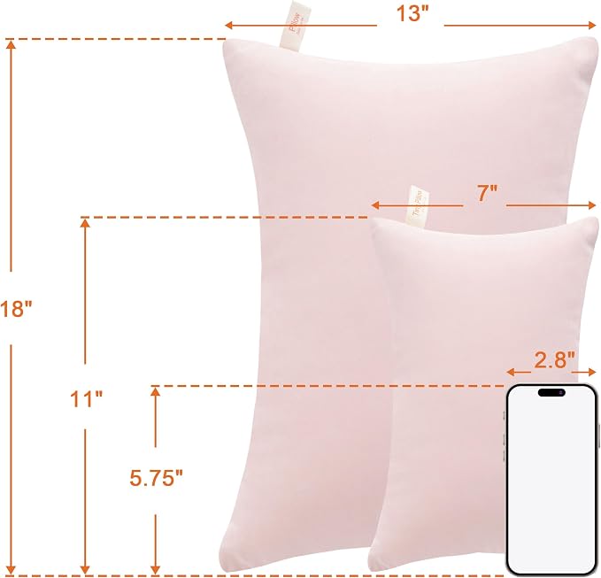 NTBAY Tiny Pillows, Down Alternative 7"x11" Microfiber Mini Pillows - Image 5