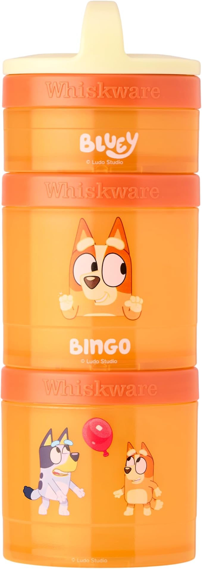 Whiskware Bluey Stackable Snack Containers by Whiskware