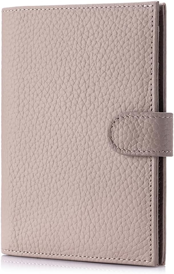 RFID Blocking Passport Holder for Travel Women – Leather Passport Holder for Men by Genuineleatherwallet