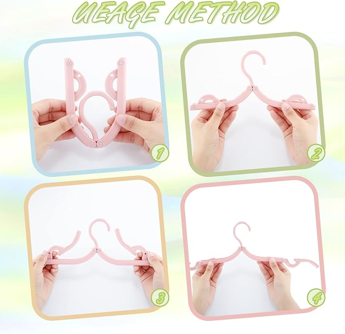 Maitys Folding Travel Hangers, 12 Pieces, Lightweight - Image 4