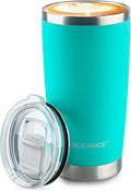 Tropical Teal 20oz Stainless Steel Insulated Tumblers by Patent-pendingstraw1secondoff1secondon3-secondclean