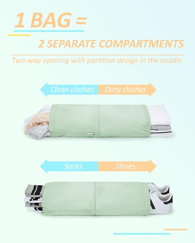 BAGSMART 6 Set Compression Packing Cubes - Image 4
