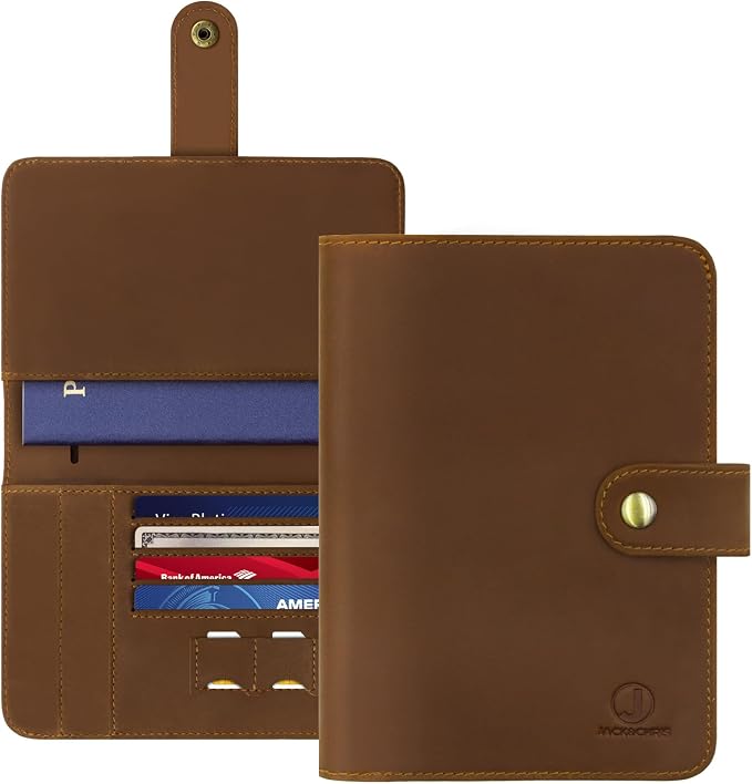 Jack&Chris Genuine Leather Handmade Passport Holder by JackChris