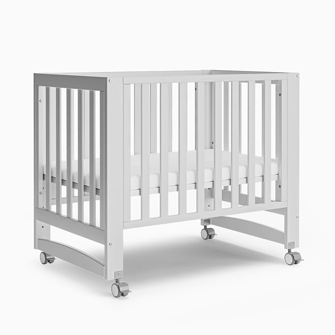 EvoNest Baby Crib, 6 in 1 Convertible Mini Crib by MAMAZING