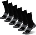 FOOTPLUS Hiking Copper Compression Socks, Unisex Cushioned Sole Arch Support by FOOTPLUS