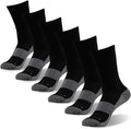 FOOTPLUS Hiking Copper Compression Socks, Unisex Cushioned Sole Arch Support by FOOTPLUS