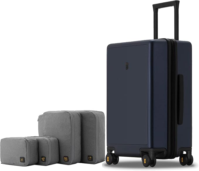 LEVEL8 Elegance Carry-on Suitcase, 20 Inch Carry on Luggage, Hardside Large by LEVEL8