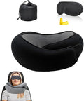 Travel Pillow, Travel Neck Pillow, 360 Degree Comfort and Breathability by Fotiwesd
