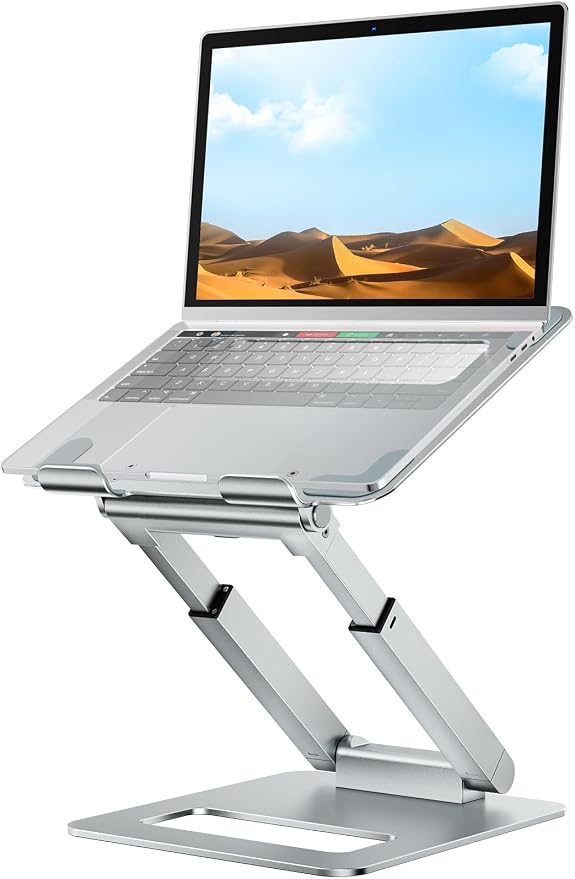 tounee Laptop Stand for Desk Adjustable Height, Telescopic Computer Stand by tounee