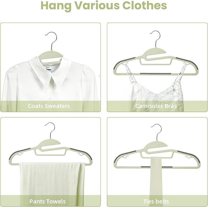 BAGAIL Plastic Hangers 50 Pack - Image 5