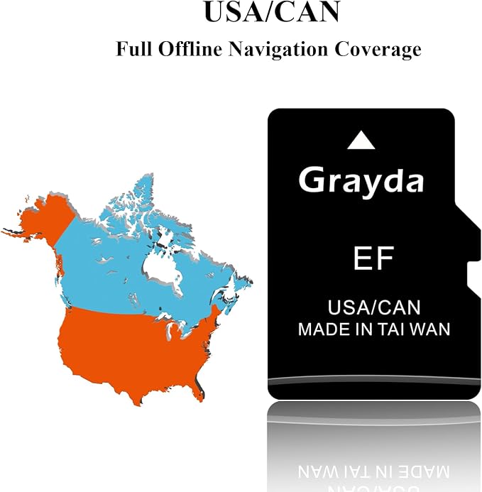 Grayda 2025 Latest Navigation SD Card Map Update 86271-0E077, GPS Map Card - Image 3