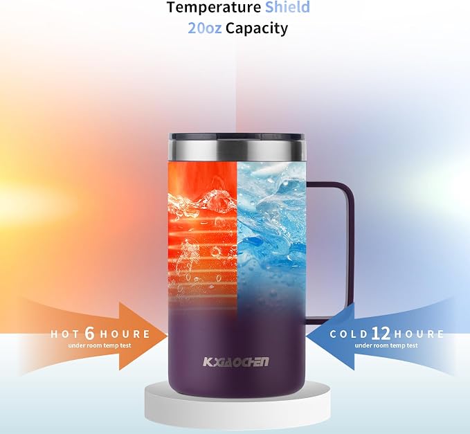 KXIAOCHEN 20oz Insulated Coffee Mug - Image 4