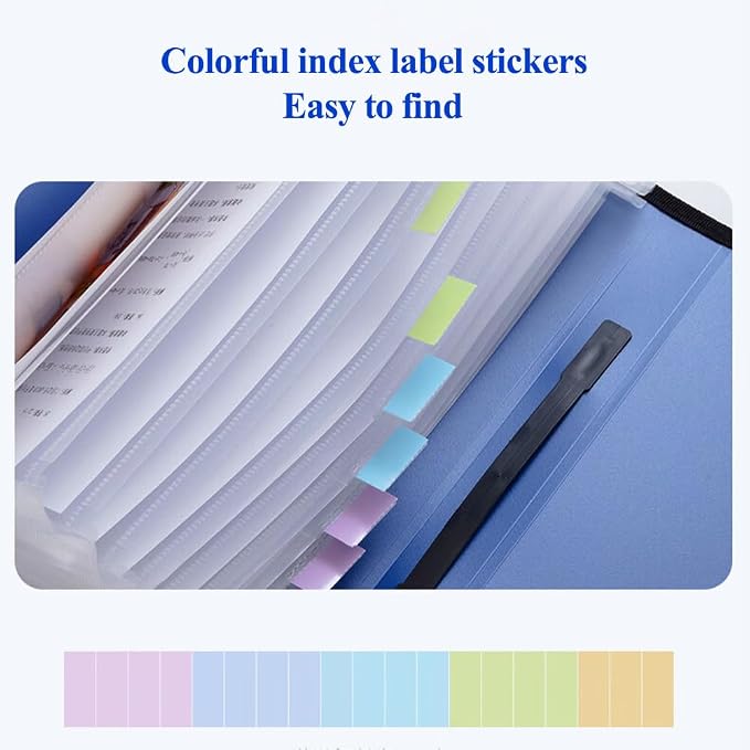 M&G Expanding File Folder 12 Pockets Accordion File Organizer - Image 4