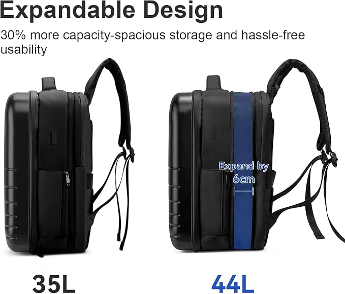 SOKOK Carry On Travel Backpack Waterproof Business Backpack Expandable - Image 6