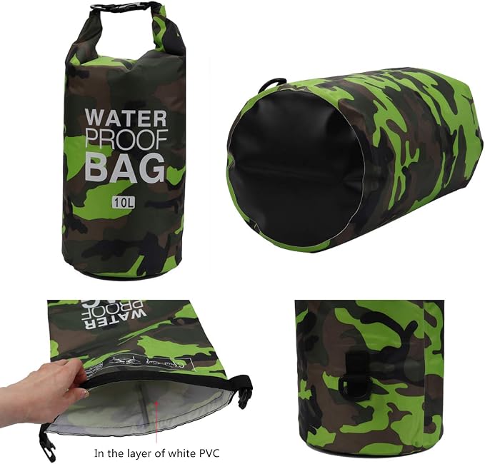 Waterproof Dry Bag 2L/5L/10L/15L/20L/30L, Roll Top Sack Keeps Gear Dry - Image 4