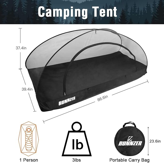 Single Person Pop Up Tent, 1 Person Mosquito Net Tent - Image 2