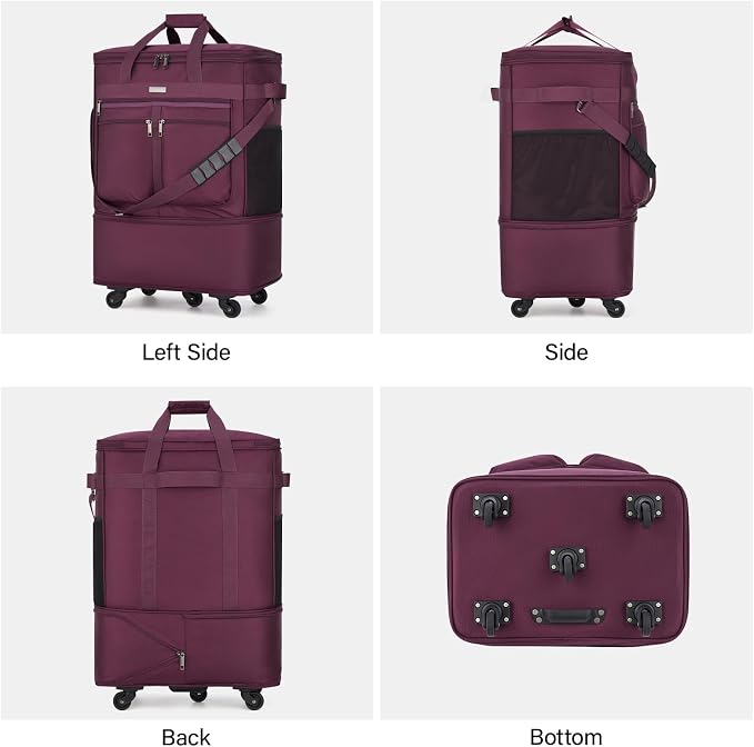 MILADA Expandable Luggage Bags for Travel Foldable Suitcase - Image 9