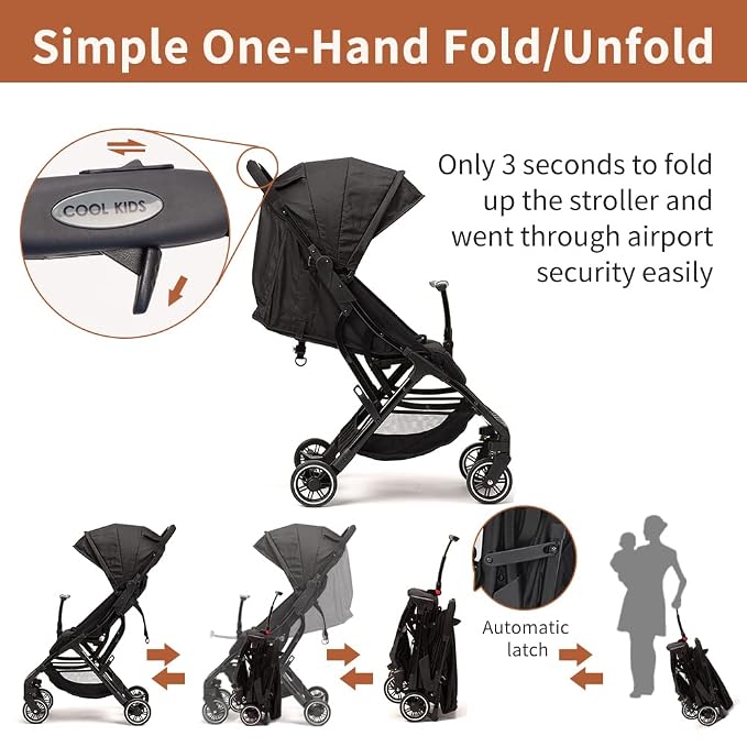 COOL KIDS Portable Stroller - Image 3