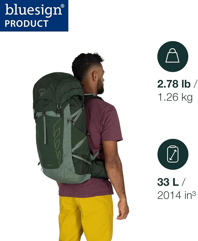 Osprey Talon 33L Men's Lightweight Hiking Backpack - Image 2