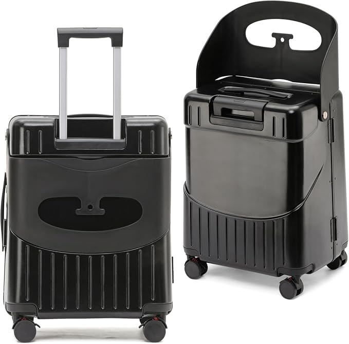 22 Inch Hardside Checked Luggage - 40L Spinner Suitcase W/TSA Lock by GHSY