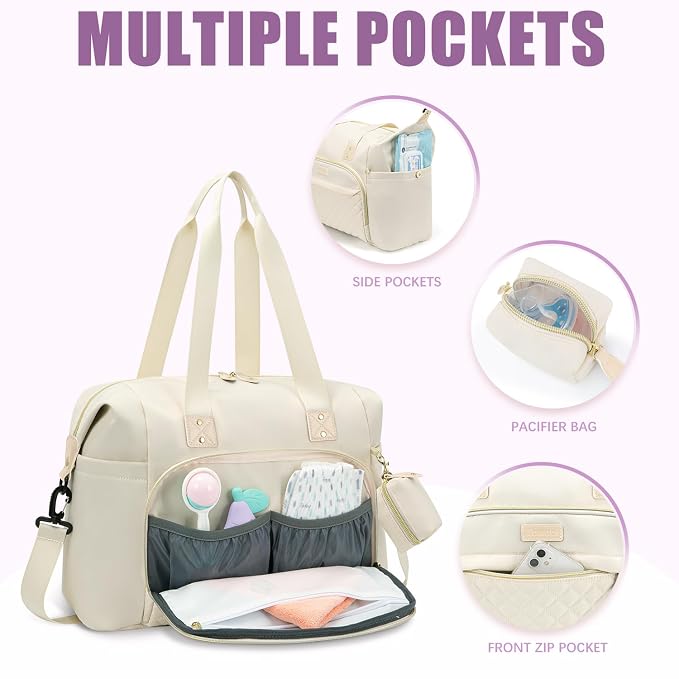 Tuwubi Diaper Bag Tote, Baby Diaper Bag - Image 2