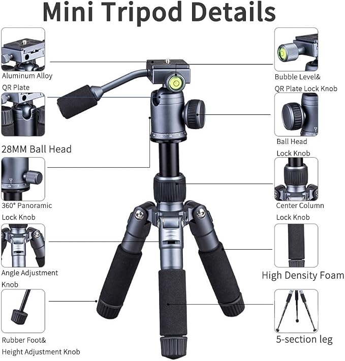 Portable Desktop Mini Tripod - Image 3