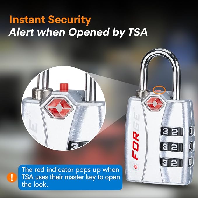 Forge TSA Luggage Combination Lock - Image 3